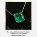 The Emerald City Solitaire Necklace
